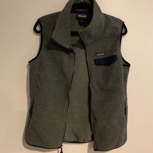 Charcoal and Navy Patagonia Synchilla Vest